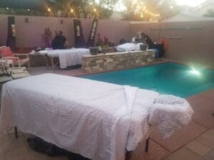 Bachelorette massage party in Las Vegas 